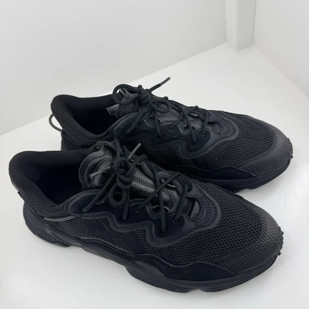 Adidas Originals Ozweego Mens 14 Black Reflective Running Shoes EE6999 Sneakers